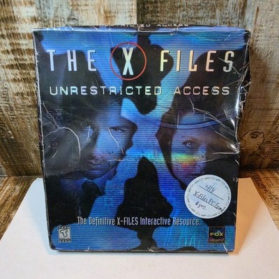 1997 vtg Windows PC game THE X FILES UNRESTRICTED ACCESS New/Sealed INTERACTIVE