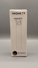 Vintage T9 Professional Hair Trimmer Rechargeable Cordless, Stainless Steel T-