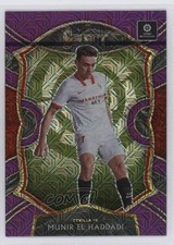 2020 Panini Chronicles Select La Liga Purple Mojo Prizm Munir El Haddadi #24 2c0