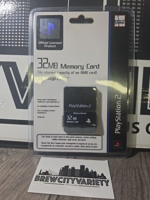 32MB Memory Card with MagicGate PS2 (Sony PlayStation 2) New Sealed KATANA