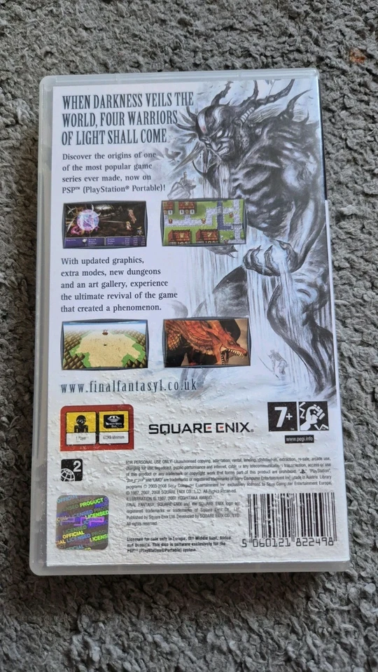 SONY PSP GAME - FINAL FANTASY 1 -  Complete ( read description) - Image 3 of 3