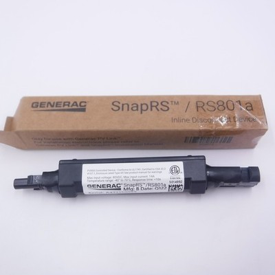 Genuine Generac SnapRS inline Disconnect Switch RS801a