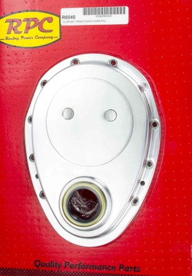 RACING POWER CO-PACKAGED SBC Alum Timing Cover Polished R6040