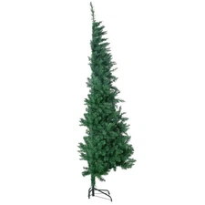 7ft Half Artificial Christmas Tree Holiday Décor with 520 Branches, Auto Open...