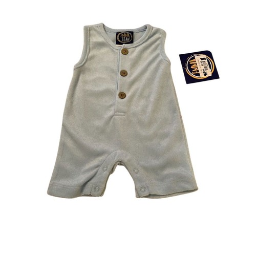 Mameluco Emma Jean Azul Terry Shortall Primavera 6M Niño Infantil Unisex Pastel - Imagen 12 de 18