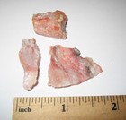 3 SMALL NATURAL ROUGH CINNAZEZ AZEZTULITE CRYSTAL STONES NEW ZEALAND ~ 10.8grams — photo 5