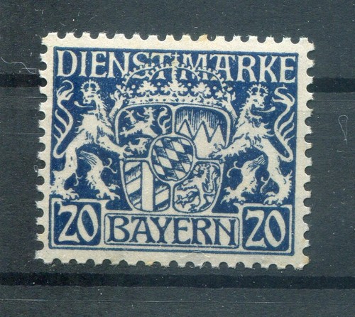 Bavaria Service 28 Pfi Variety ** MNH Mint 15 EUR (y78422