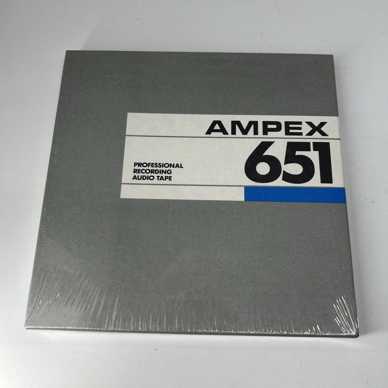 SEALED Ampex 651 Reel to Reel Tape (7”, 1/4” X 2400’)