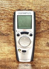 Olympus VN-120 Digital Voice Recorder Silver Portable Tested Works Great