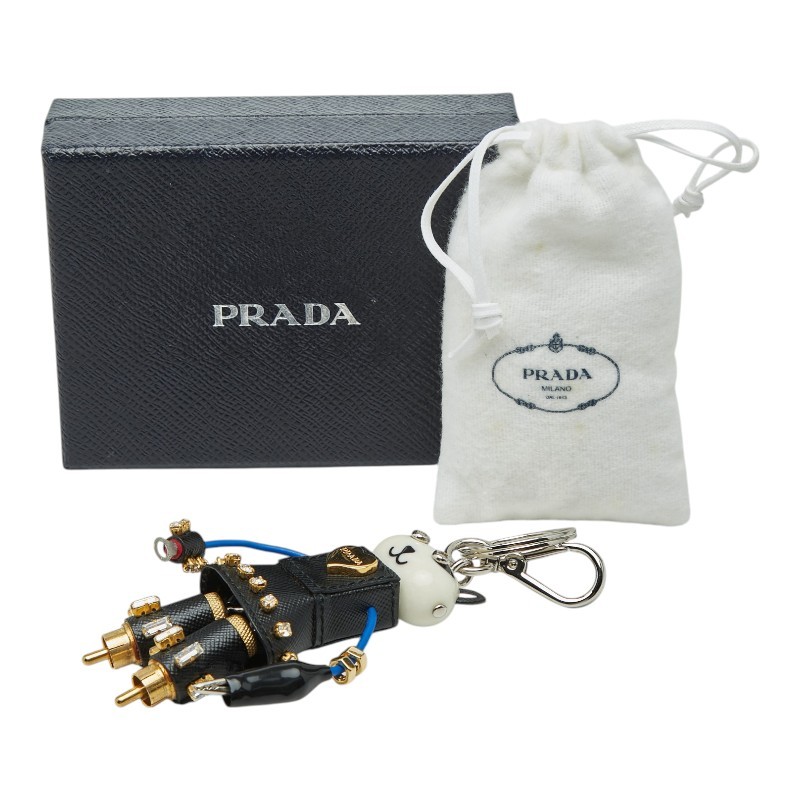 PRADA Cat Robot Keychain Women 【Used】 | eBay