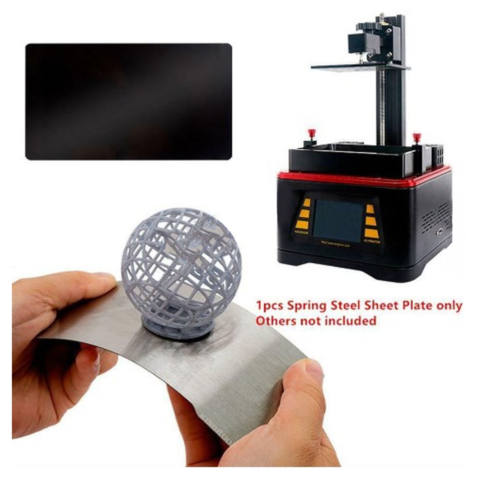 1X LCD Light Curing Spring Steel Sheet For 3D Printer