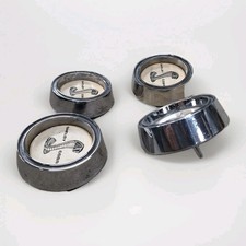 Genuine 1967-1968 Shelby Mustang GT350 GT500 10-Spoke Wheel Center Caps 4 Caps