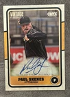 2025 Onyx Vintage Paul Skenes Auto On Card Pirates