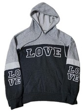    No Boundaries Hoodie Pullover Juniors Teens Girls Gray Pockets XL 15-17 24x23