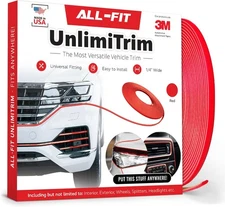 All-Fit Automotive UnlimiTrim – Universal Decorative Exterior and Red 