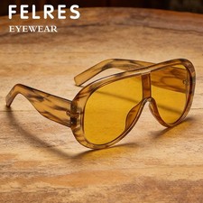 Men Women Fashion Oval Sunglasses Large Frame Outdoor Driving Shade Glasses New