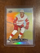 Moritz Seider UD Allure Color Flow Orange-Yellow 2024-25 CFL-38 Detroit Red Wing
