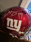 Plaxico Burress Signed New York Giants NFL Football  REP Helmet  Authenticated
