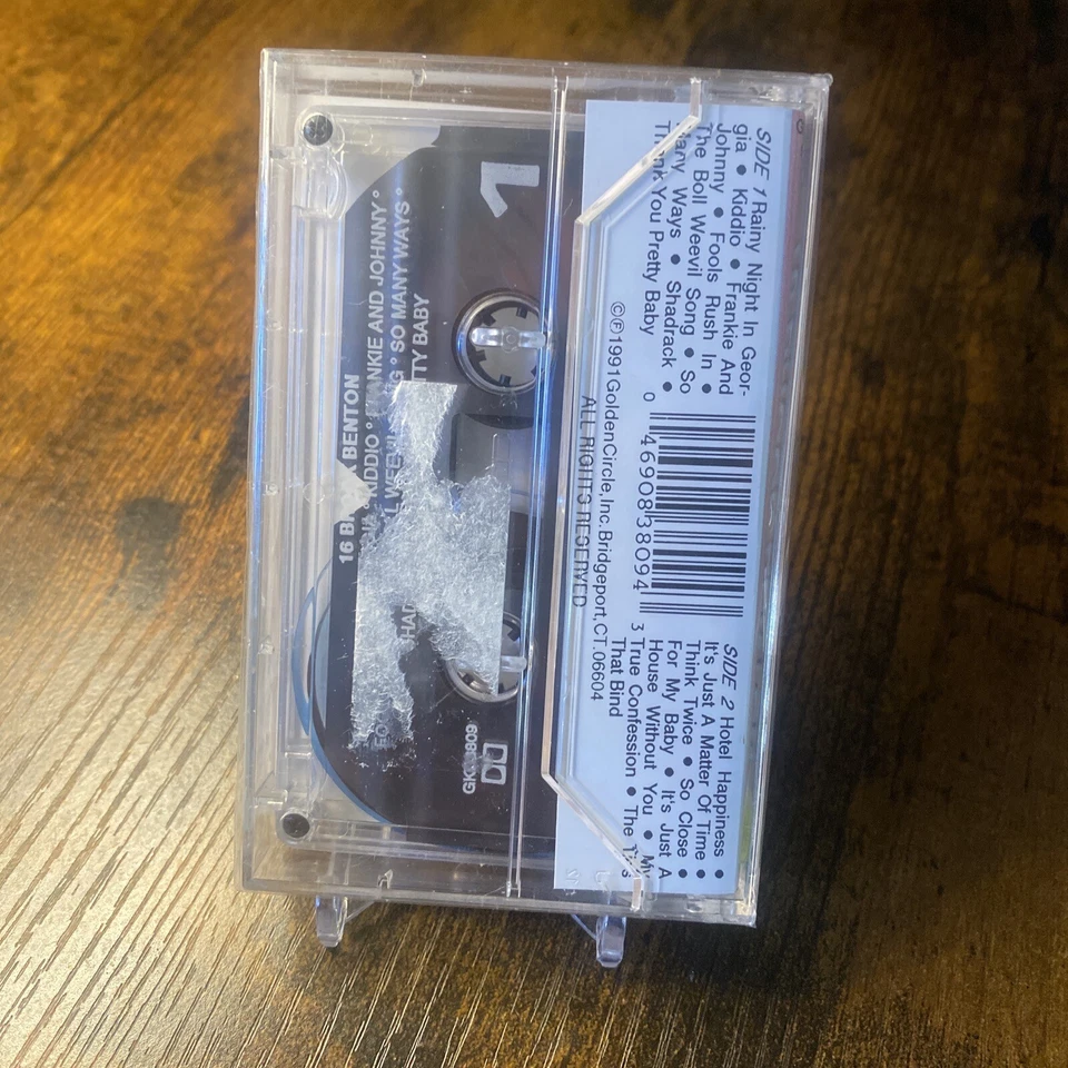 (1991) 16 Brook Benton - Cassette Tape His 16 Greatest Hits Gkd3809 - Image 2 of 4