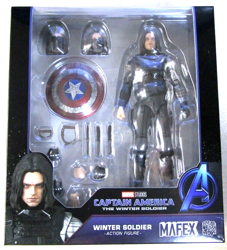 MEDICOM TOY MAFEX 203 WINTER SOLDIER Captain America The Winter