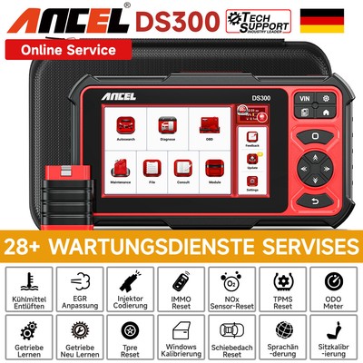 DS300 Fit For Vauxhall Alle System OBD2 Scanner Diagnosegerät Tool ECU Coding DE
