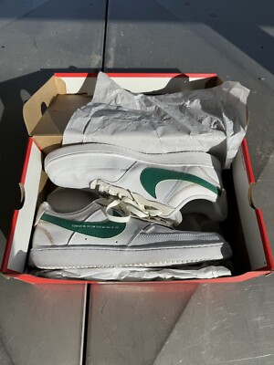 Size 11 Nike Court Vision Low Premium White 195237044375|