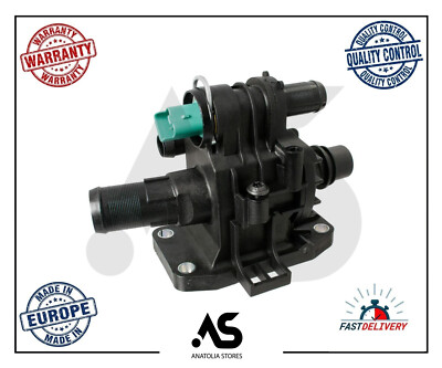 Boîtier Thermostat Eau Moteur - Compatible Peugeot 207/307, Citroën C3/C4, Ford Focus/Fiesta 1.6 HDi/TDCi