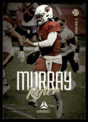 2021 Panini Luminance Gold Kyler Murray 012/299 Arizona Cardinals
