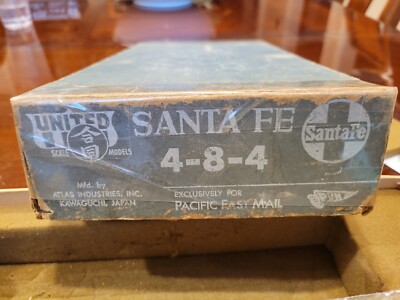 UNITED SCALE MODELS PFM SANTA FE AT&SF 4-8-4 LOCOMOTIVE 3778 In