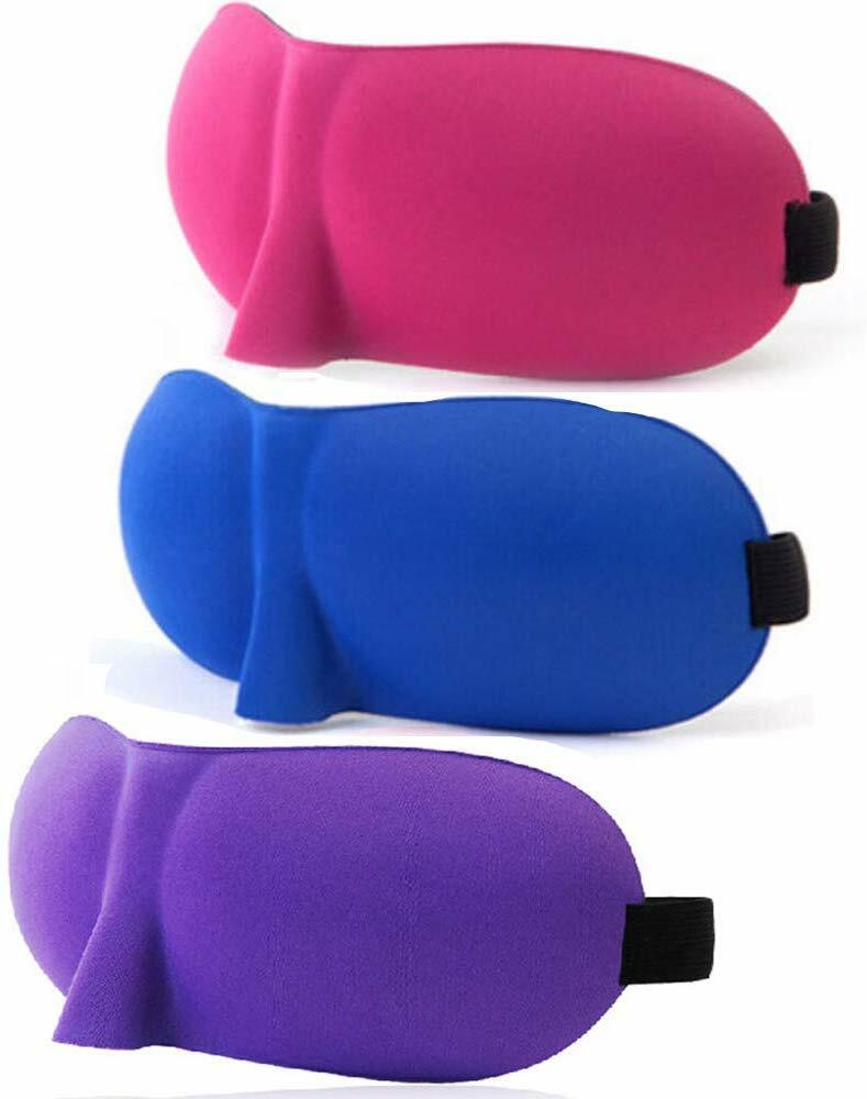 3D Foam Padded Travel Eye Mask Sleep Sleeping Cover Rest Eyepatch