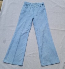 Vintage 70s Levis For Her 649 Wide Legs Womens Size 9