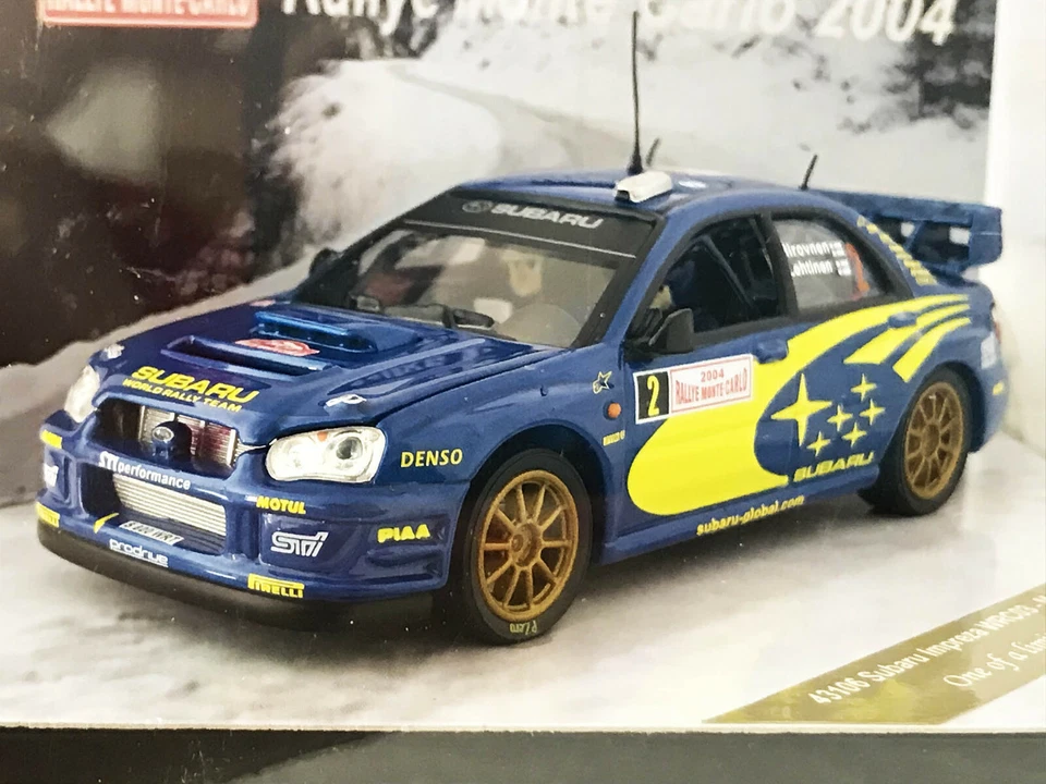 SUBARU IMPREZA WRC`03 Rally Monte Carlo 2004 #2 M.HIRVONEN - VITESSE 1:43 43106  - Immagine 3 di 4