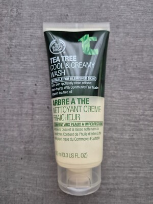 The Body Shop Tea Tree Cool & Creamy Wash 100ml Gesichtsreiniger