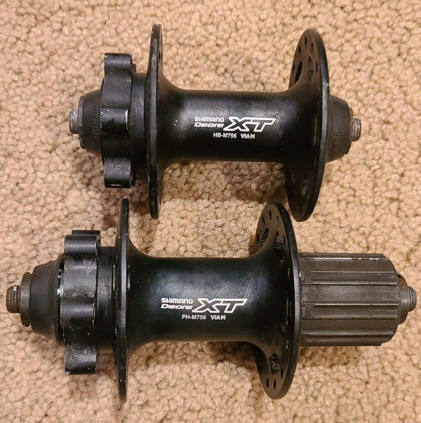 SHIMANO XT FH-M756 Disc Freilauf - 6-Bolzen Nabengehäuse Schwarz Für Mountainbikes