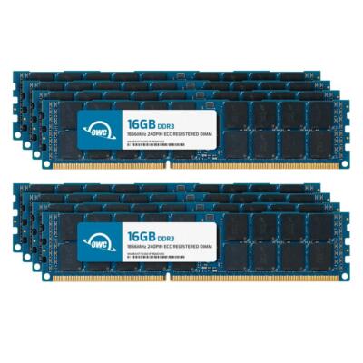 OWC 128GB (8x16GB) DDR3L 1866MHz 2Rx4 ECC Registered RDIMM 240pin Memory RAM
