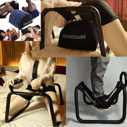 Sex Aid Bouncer Schwereloser Stuhl Aufblasbar Kissen Bett Love Position Stool DE - Bild 19 von 56
