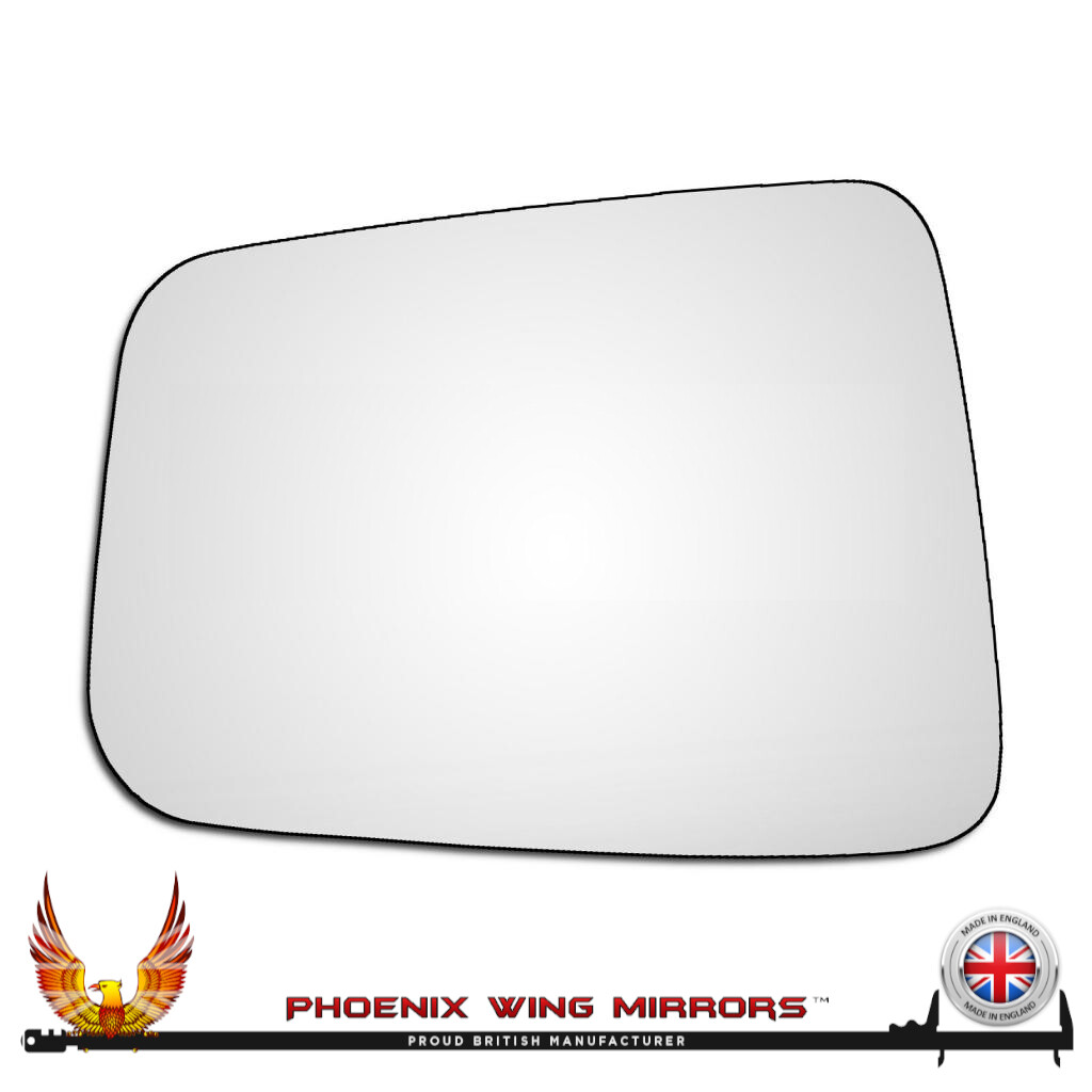 For Honda Jazz Mk1 2005-2008 Convex Wing Door Mirror Glass Left Hand Side
