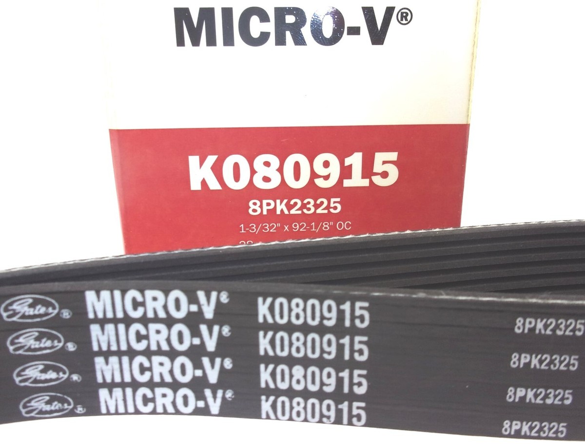 K080915 NEW GATES SERPENTINE MICRO-V BELT 8PK2325 92.125