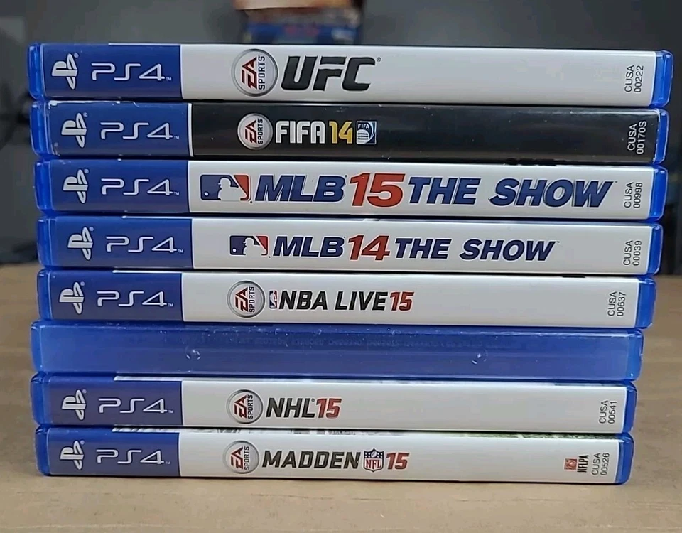 Lot Of 8 PS4 Sports Games EA Madden 15 NHL 15 16 NBA Live MLB The Show FIFA UFC - Image 4 of 4