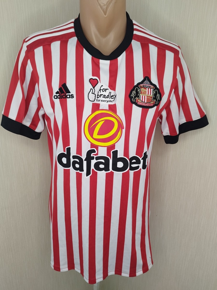 Sunderland football jersey home shirt 2017-2018 Adidas size S | eBay