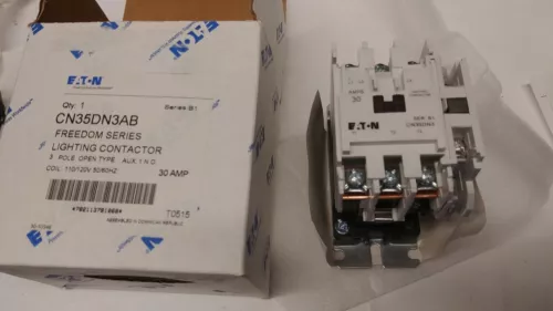 Eaton CN35DN3AB Lighting Contactor  Cutler Hammer Freedom Series 3P 120V 30A