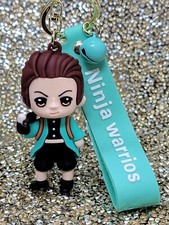 Demon Slayer Tanjiro Kamado Green 3D Keyring Keychain With Wristband Anime