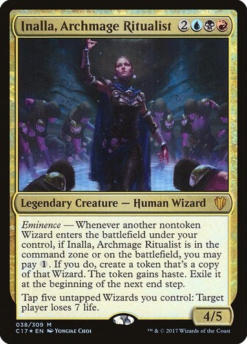 Inalla, Archmage Ritualist - Foil Commander 2017 MP MTG