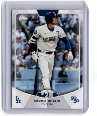 2024 Topps 50/50 Shohei Ohtani Dodgers #HR28 | eBay