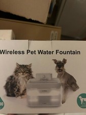 Fontaine à eau sans fil pour animaux de compagnie, 2000 ml