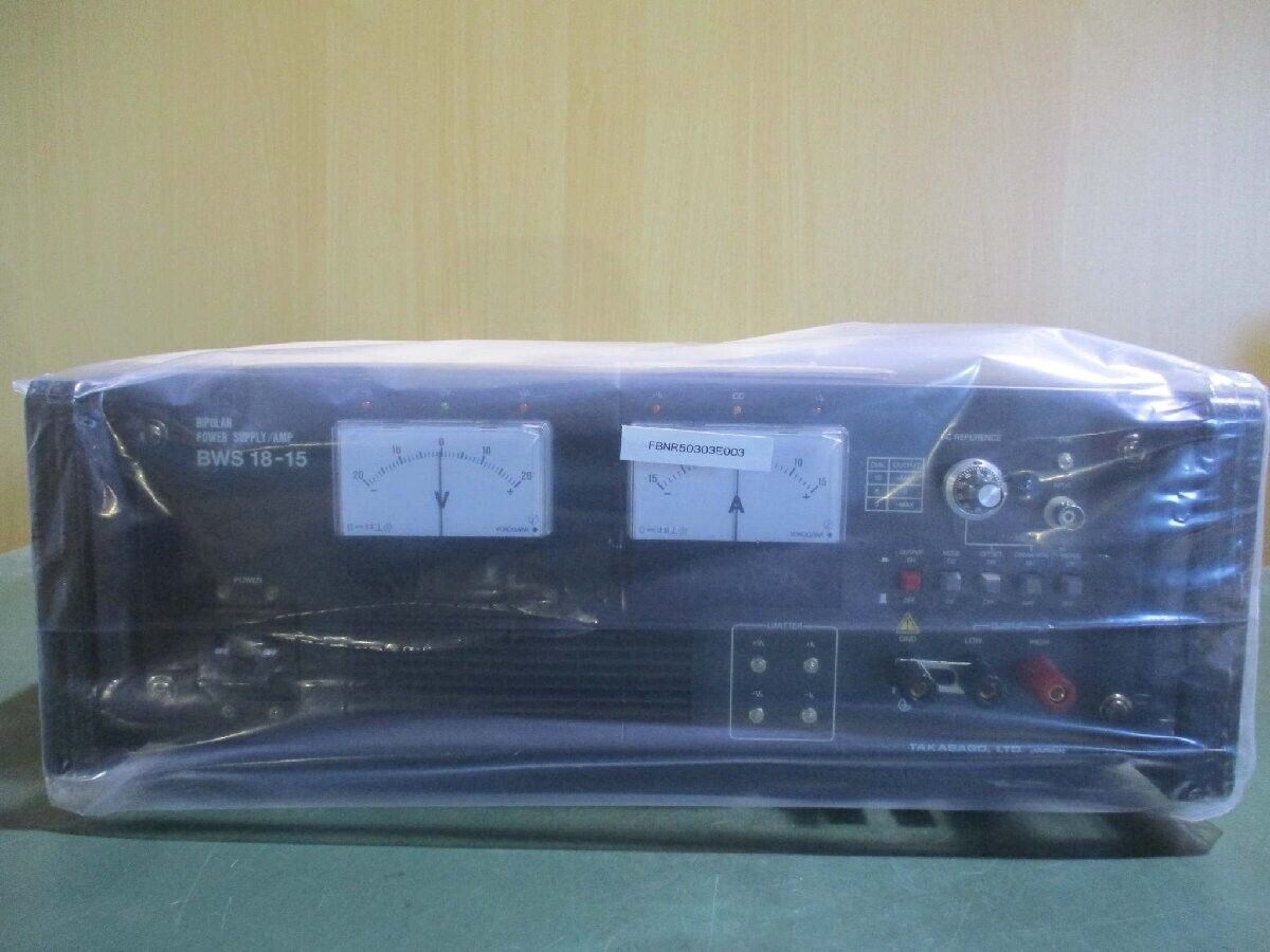 TAKASAGO BIPOLAR POWER SUPPLY/AMP BWS 18-15 | eBay TAKASAGO BIPOLAR POWER SUPPLY/AMP BWS 18-15 | eBay