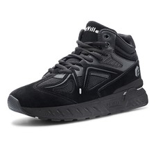 FitVille Men High-top Wide Walking Shoes Rebound Core Sneakers Ankle Protection