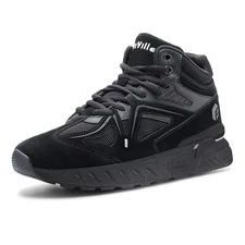 FitVille Men High-top Wide Walking Shoes Rebound Core Sneakers Ankle Protection