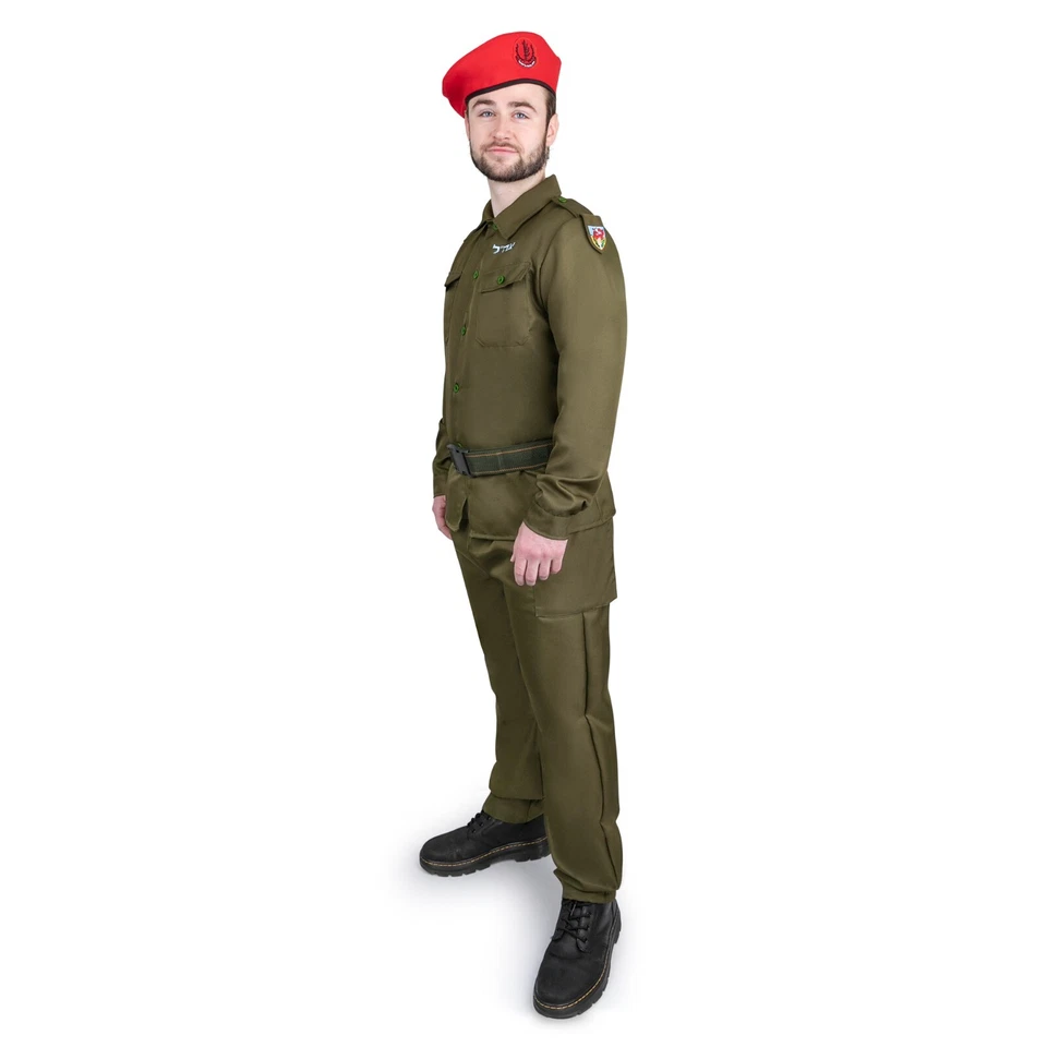 Dress Up America Israeli Soldier Costume for Adults - Army Uniform for Men - Image 2 of 2