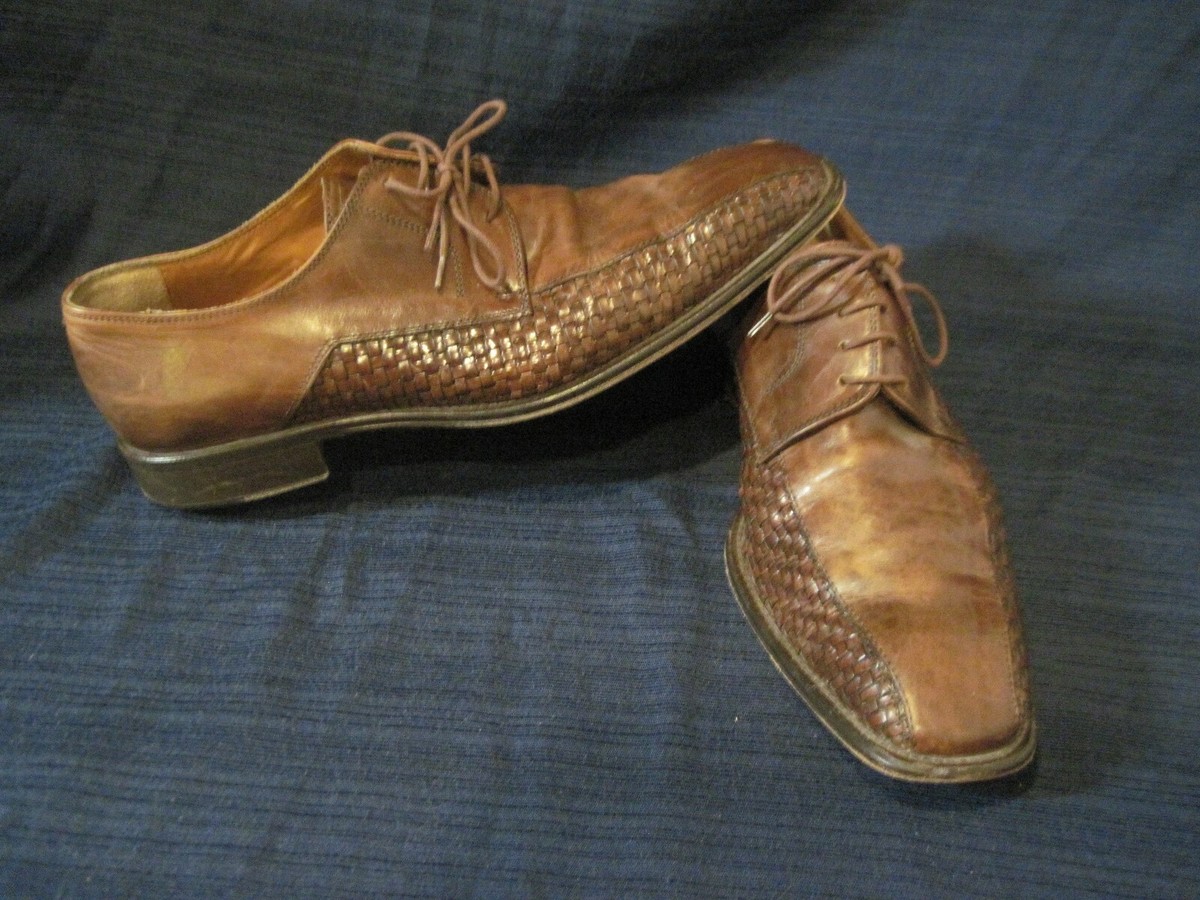 Mercanti Fiorentini  dress shoes men\'s size13m oxford Brown leather made italy Mercanti Fiorentini Classic Tan Leather | Mercari main image 3